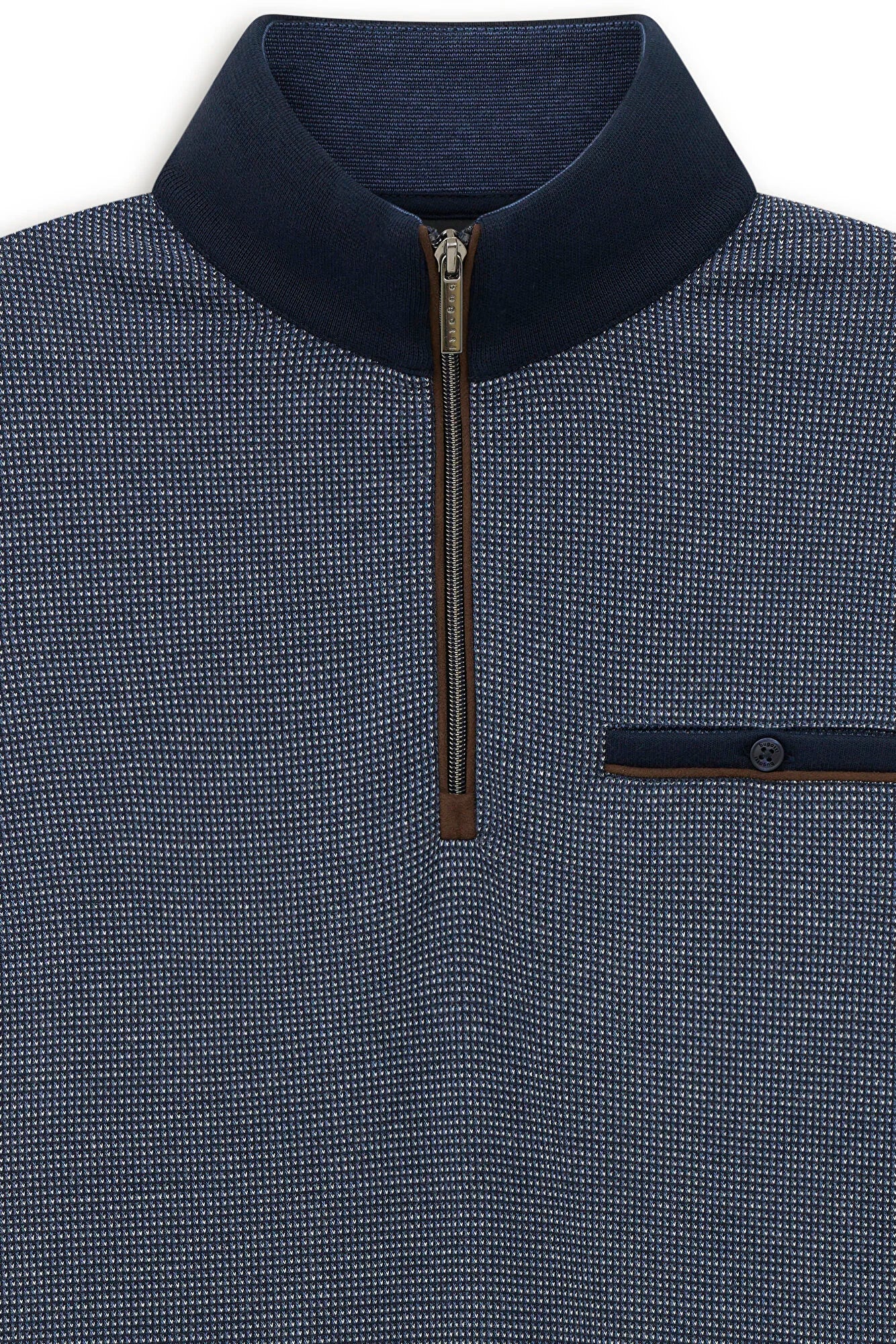 Bugatti Half Zip Sweatshirt - Navy