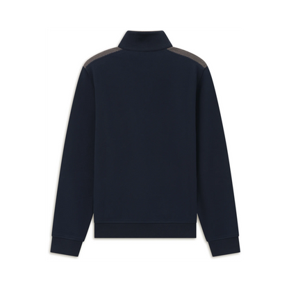 Bugatti Half Zip Sweatshirt - Brown