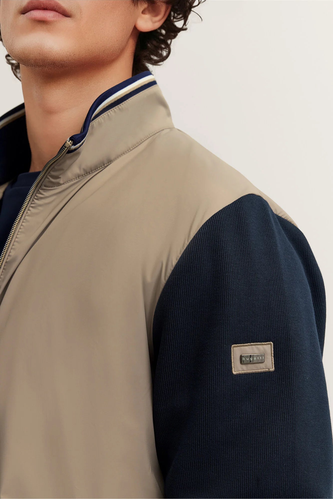 Bugatti Sweat Jacket - Taupe