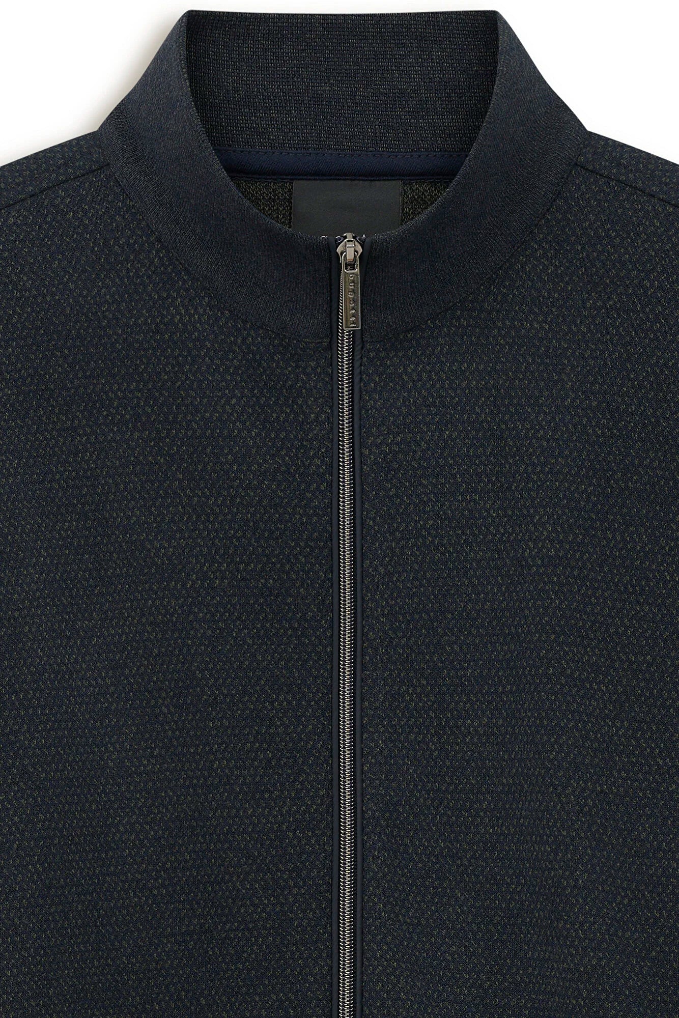 Bugatti Half Zip Jumper - Olive/ Navy