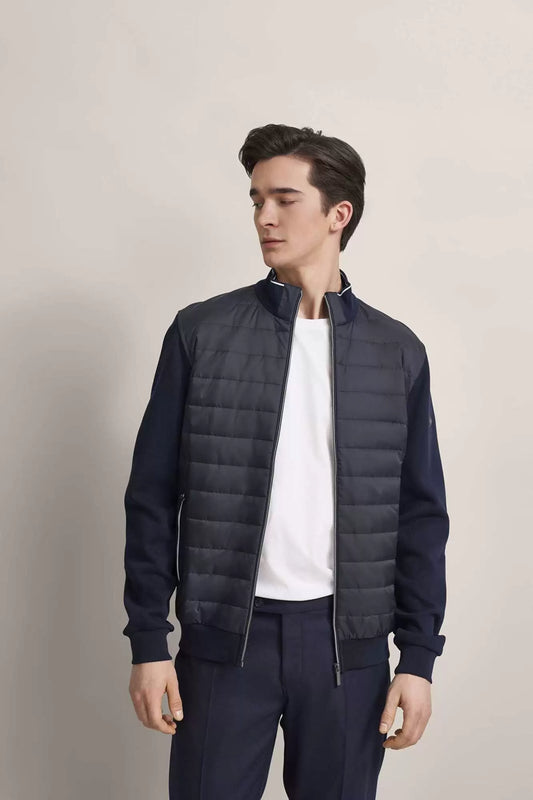 Bugatti Sweat Shirt Jacket - Navy