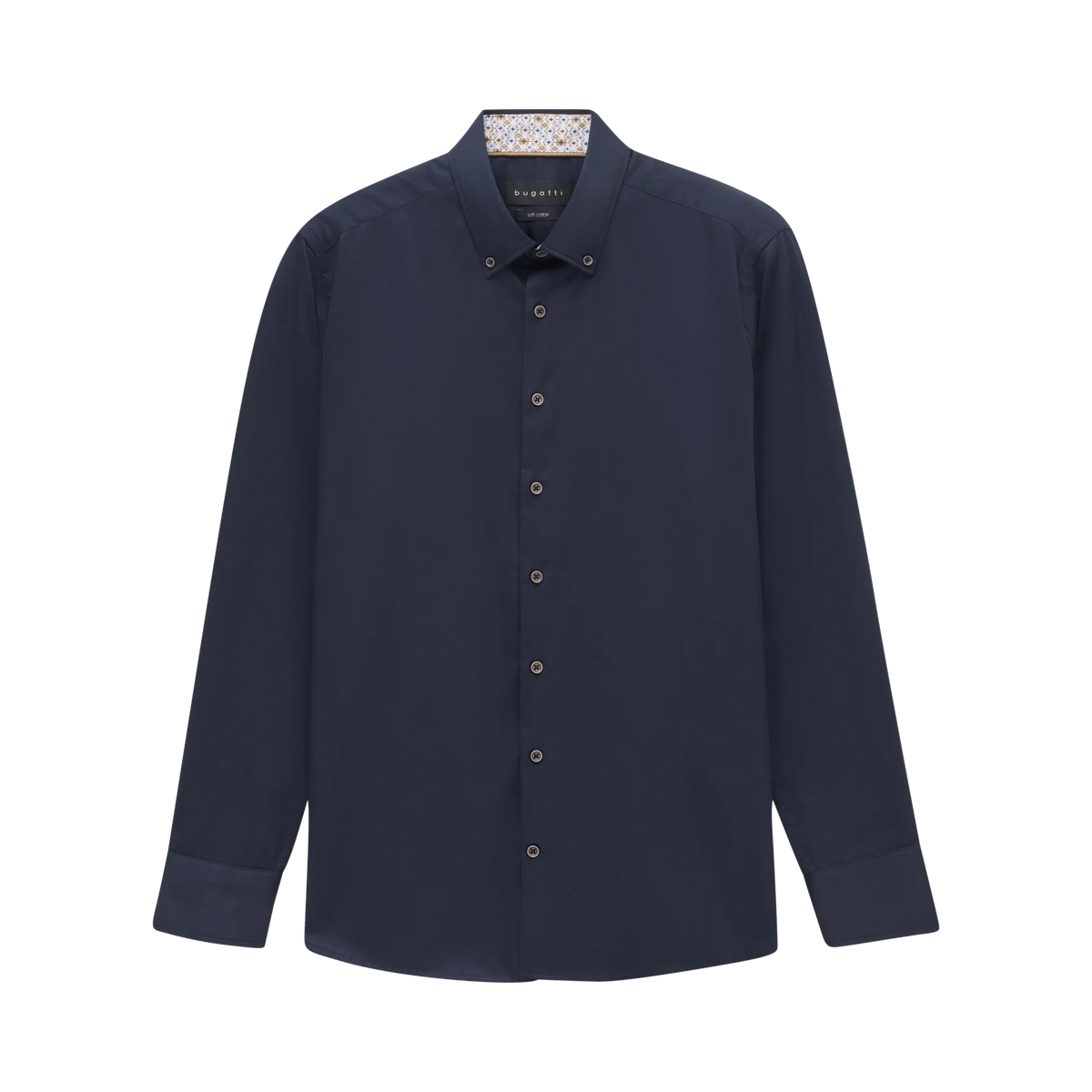 Bugatti Long Sleeve Casual Shirt - Navy