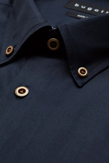 Bugatti Long-Sleeved Shirt - Navy