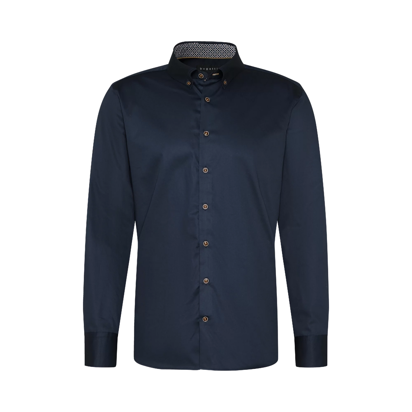 Bugatti Long-Sleeved Shirt - Navy