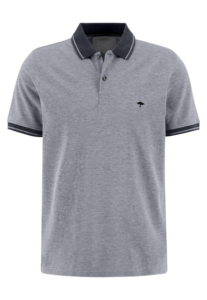 Fynch Hatton Two Tone Polo Shirt - Navy