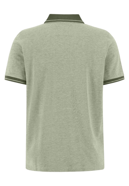 Fynch Hatton Two Tone Olive Polo