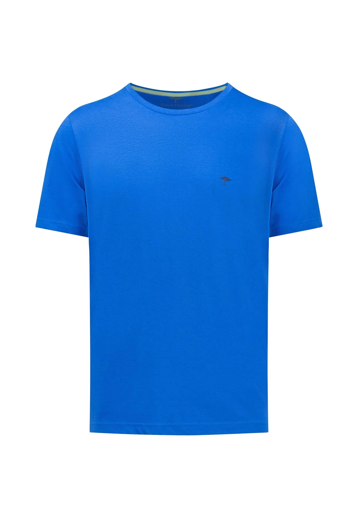 Fynch Hatton Cotton Jersey T-Shirt - Bright Ocean