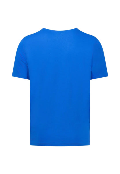 Fynch Hatton Cotton Jersey T-Shirt - Bright Ocean