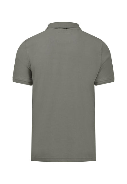 Fynch Hatton Contrast Polo - Dusty Olive