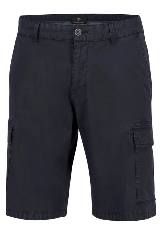 Fynch Hatton Cotton Cargo Shorts - Navy