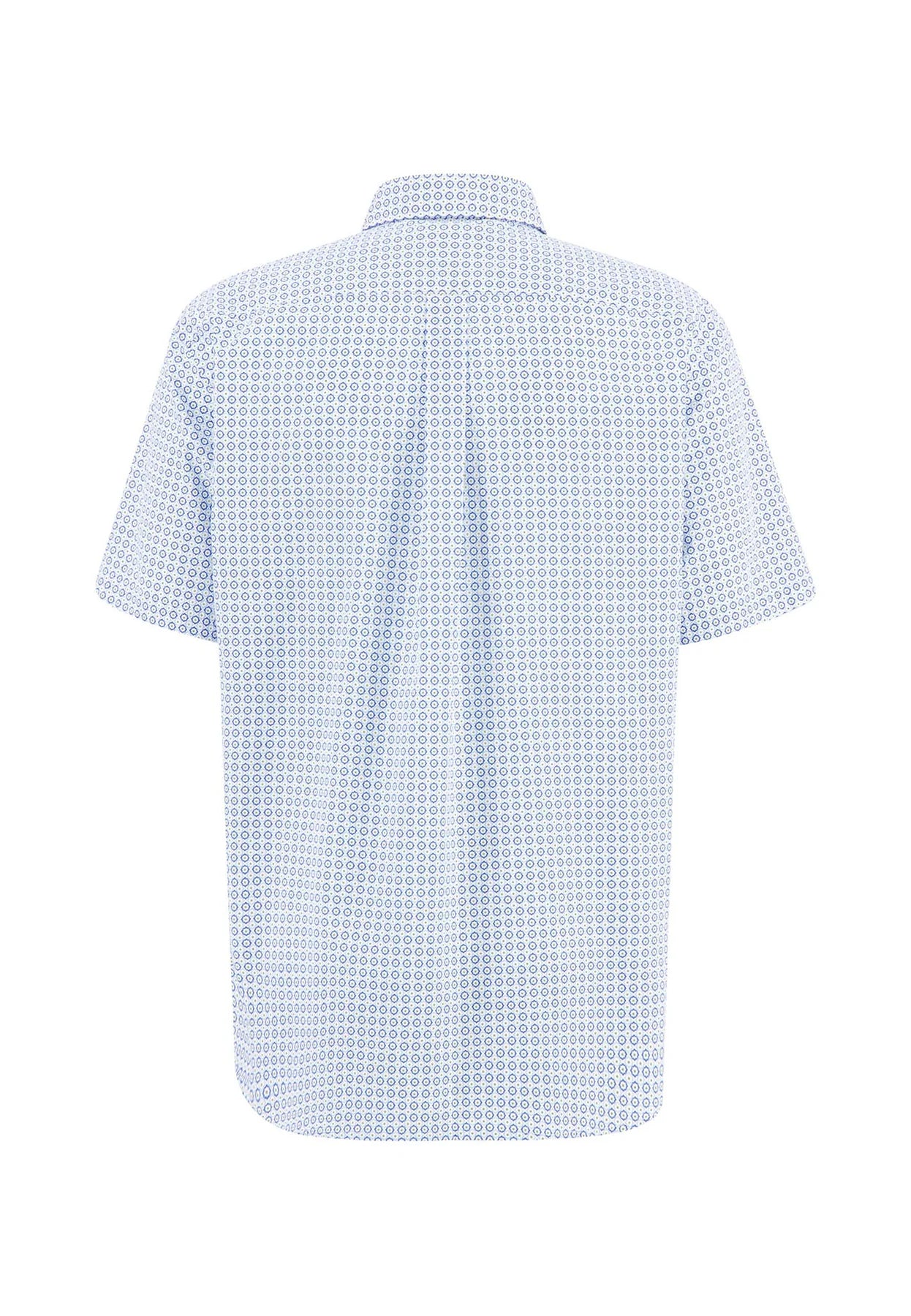Fynch Hatton Button-Down Short-Sleeve Shirt - Spring Green