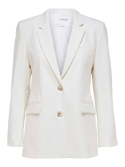 Selected Femme Formal Blazer - White