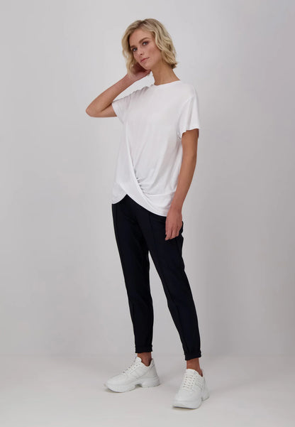 Fynch Hatton Knot Detail T-Shirt - White