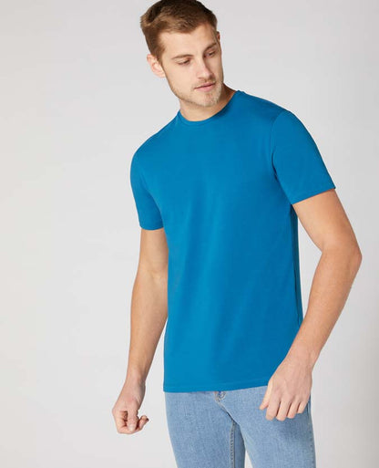 Remus Uomo Cotton-Stretch T-Shirt -Blue Sapphire