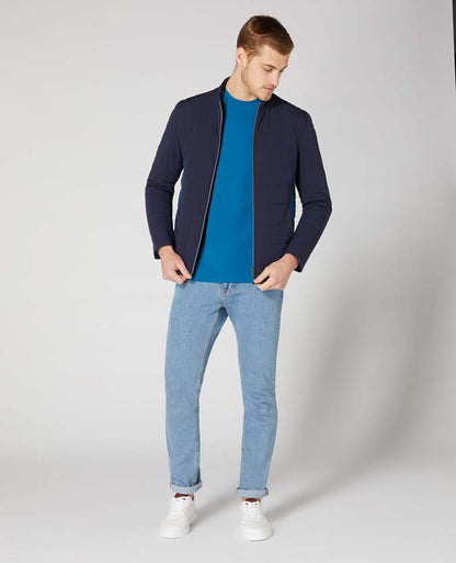 Remus Uomo Cotton-Stretch T-Shirt -Blue Sapphire