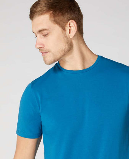 Remus Uomo Cotton-Stretch T-Shirt -Blue Sapphire