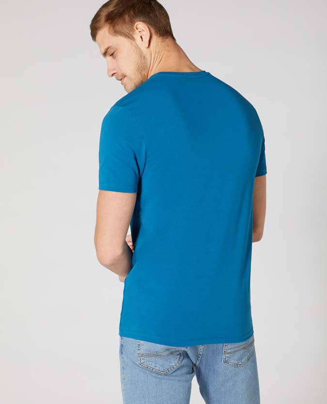 Remus Uomo Cotton-Stretch T-Shirt -Blue Sapphire