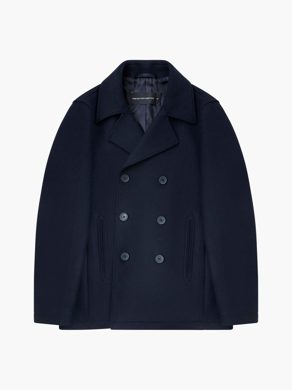 French Connection Double Breasted Peacoat