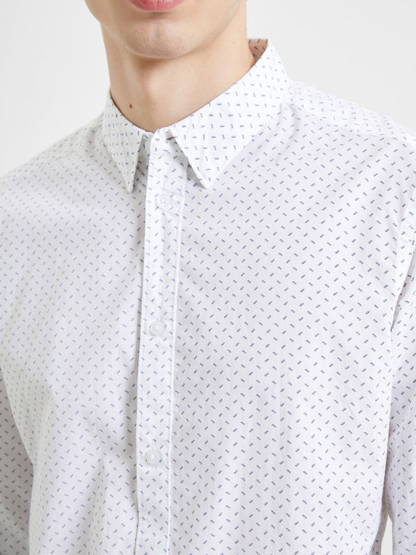 French Connection Pattern Long Sleeve Shirt