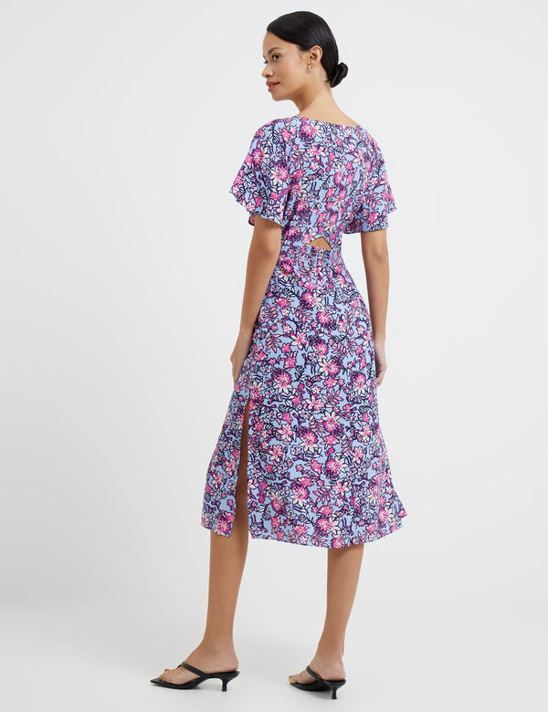 French Connection Cut-Out Back Midi Dress 71UEK