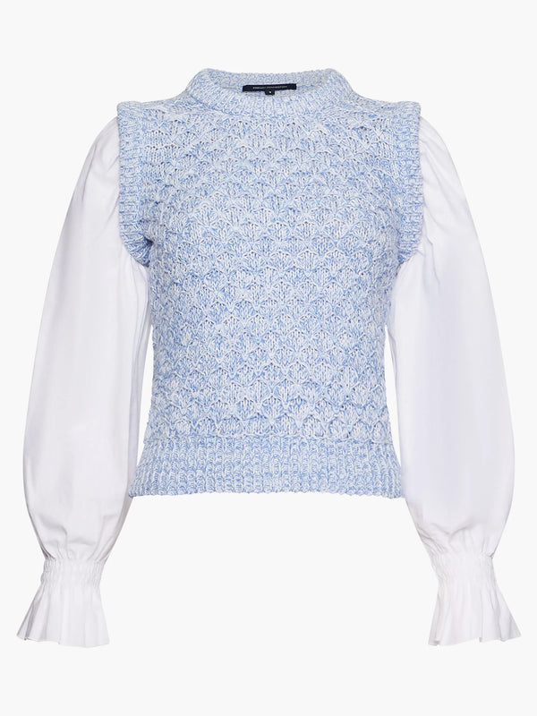 French Connection Klara Fleece Mix Jumper 78UAP