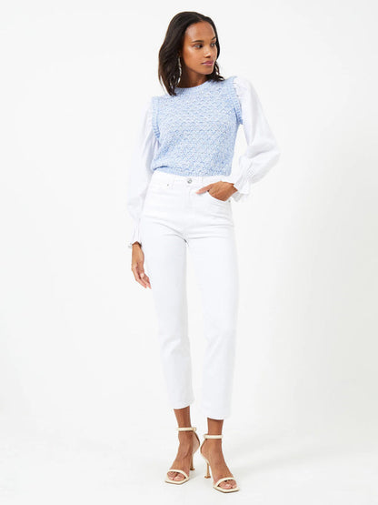 French Connection Klara Fleece Mix Jumper 78UAP