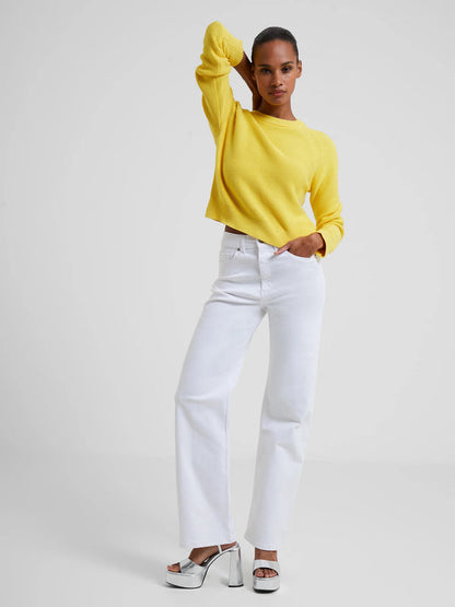 French Connection Crew Neck Jumper - Primrose Yellow