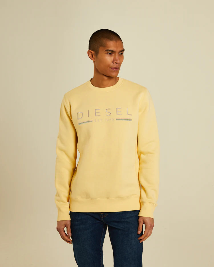 Diesel Frankie Sweatshirt Lemon Sorbet