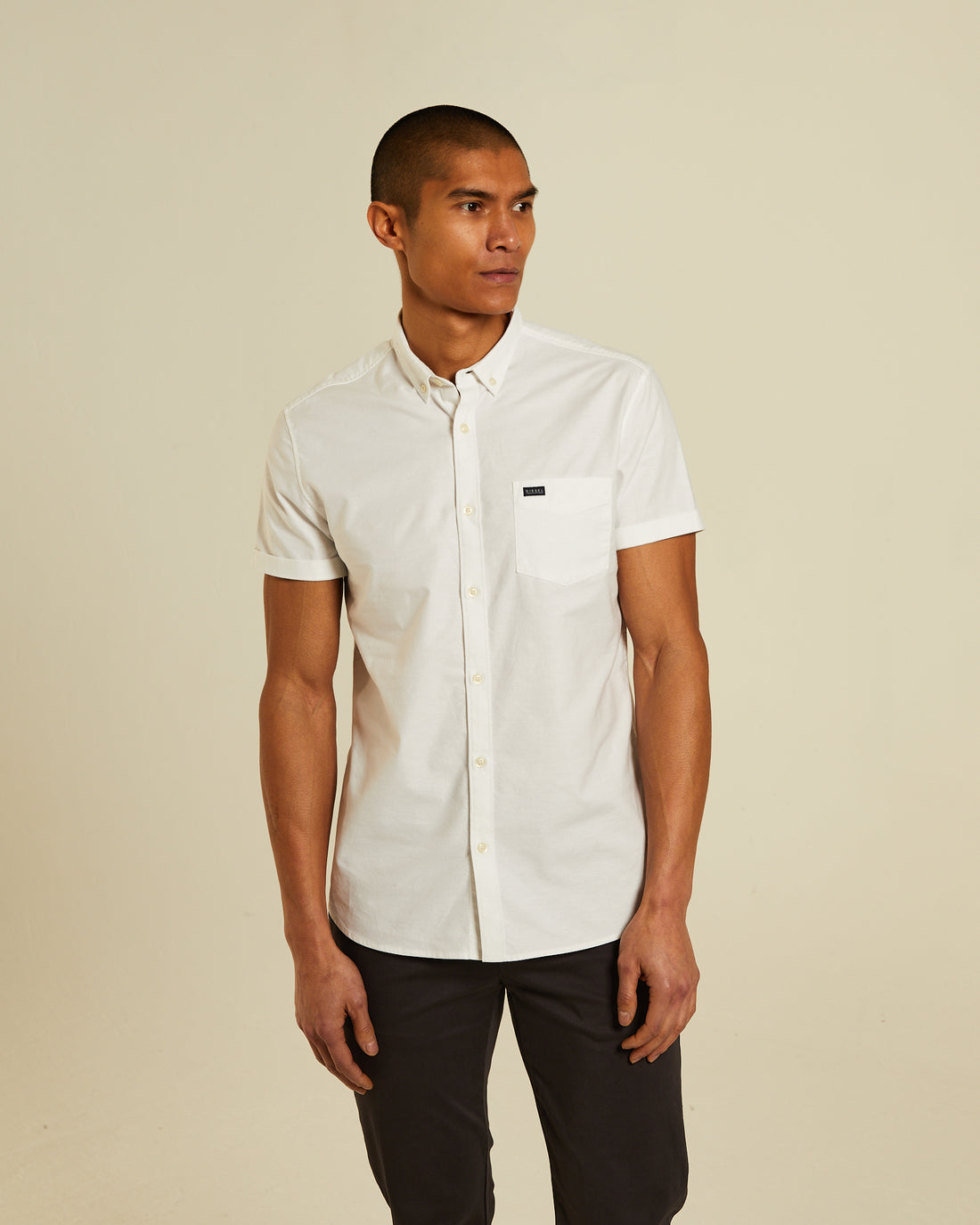 Diesel Rio Oxford Ss Shirt - Optic White