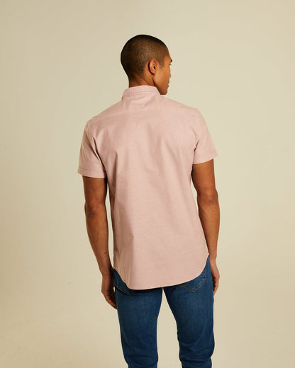 Diesel Rio Oxford Ss Shirt -Pink