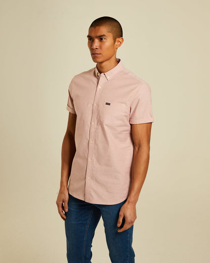 Diesel Rio Oxford Ss Shirt -Pink