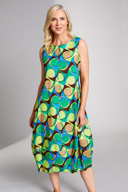Peruzzi Circle Print Dress