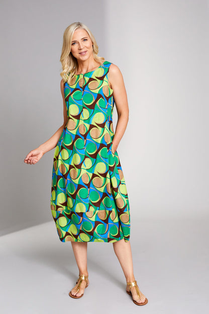 Peruzzi Circle Print Dress