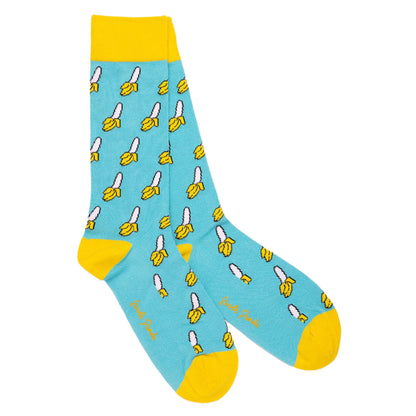 Swole Panda Bamboo Socks - Banana