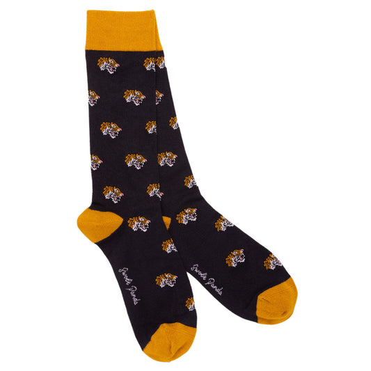 Swole Panda Bamboo Socks - Tiger